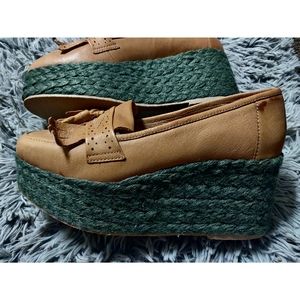 Jeffrey Campbell Tahiti Last Platform Leather Rare